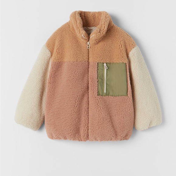 Zara Shearling Jacket - Picture 1 of 9